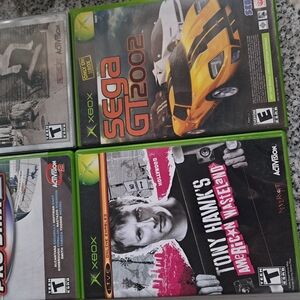 Black and Green Xbox 360 Video Games Collection